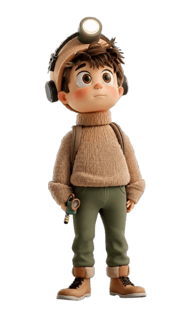 Pixar character illustration